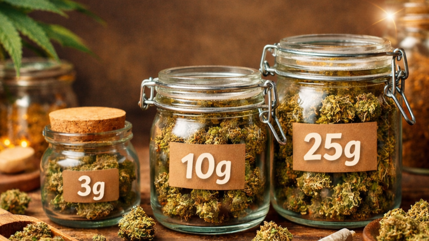 3g, 10g ou 25g : quel format de CBD choisir ?
