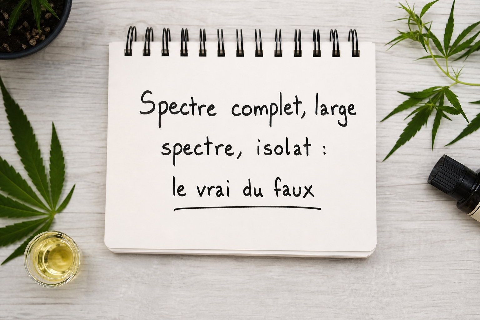 Spectre complet, large spectre, isolat : le vrai du faux