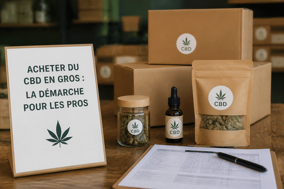 Acheter du CBD en gros : la démarche pour les pros
