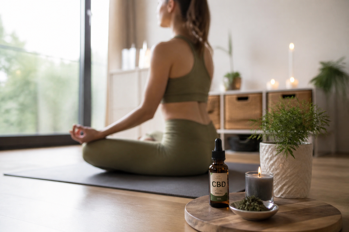 CBD et yoga, méditation, relaxation