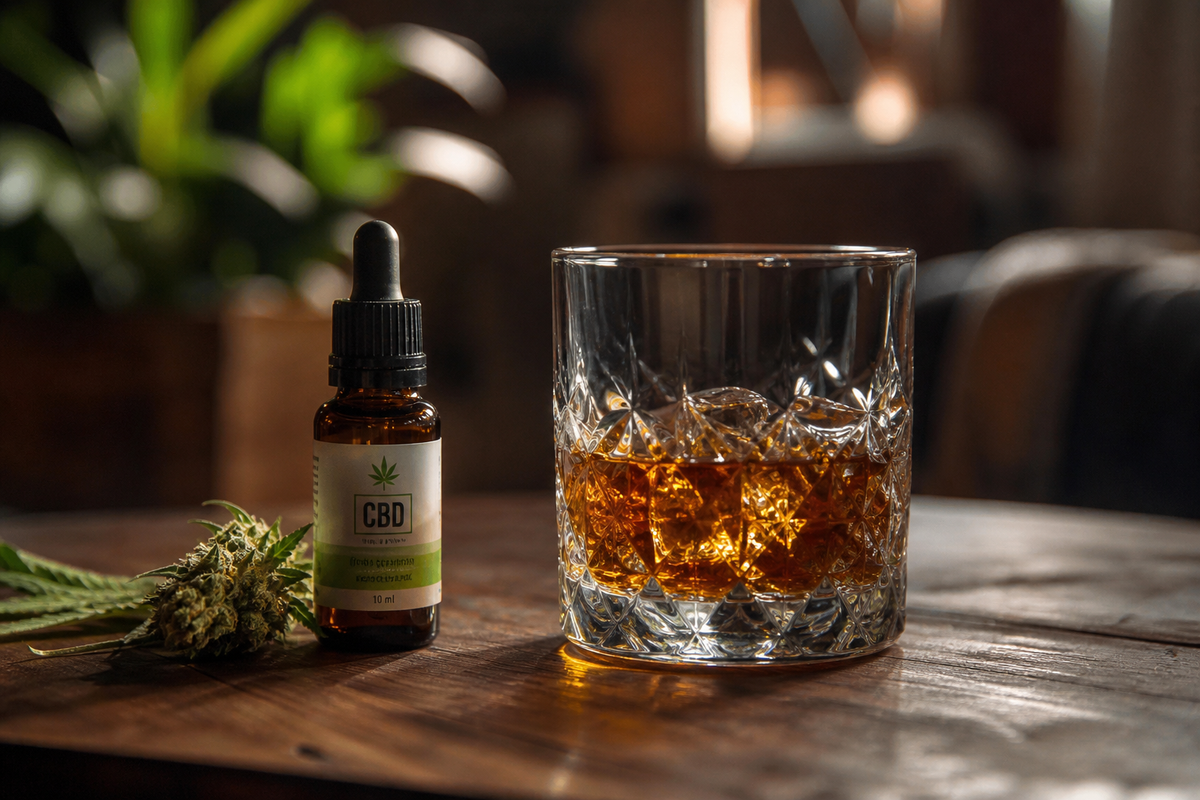 CBD et alcool : compatibles ou pas
