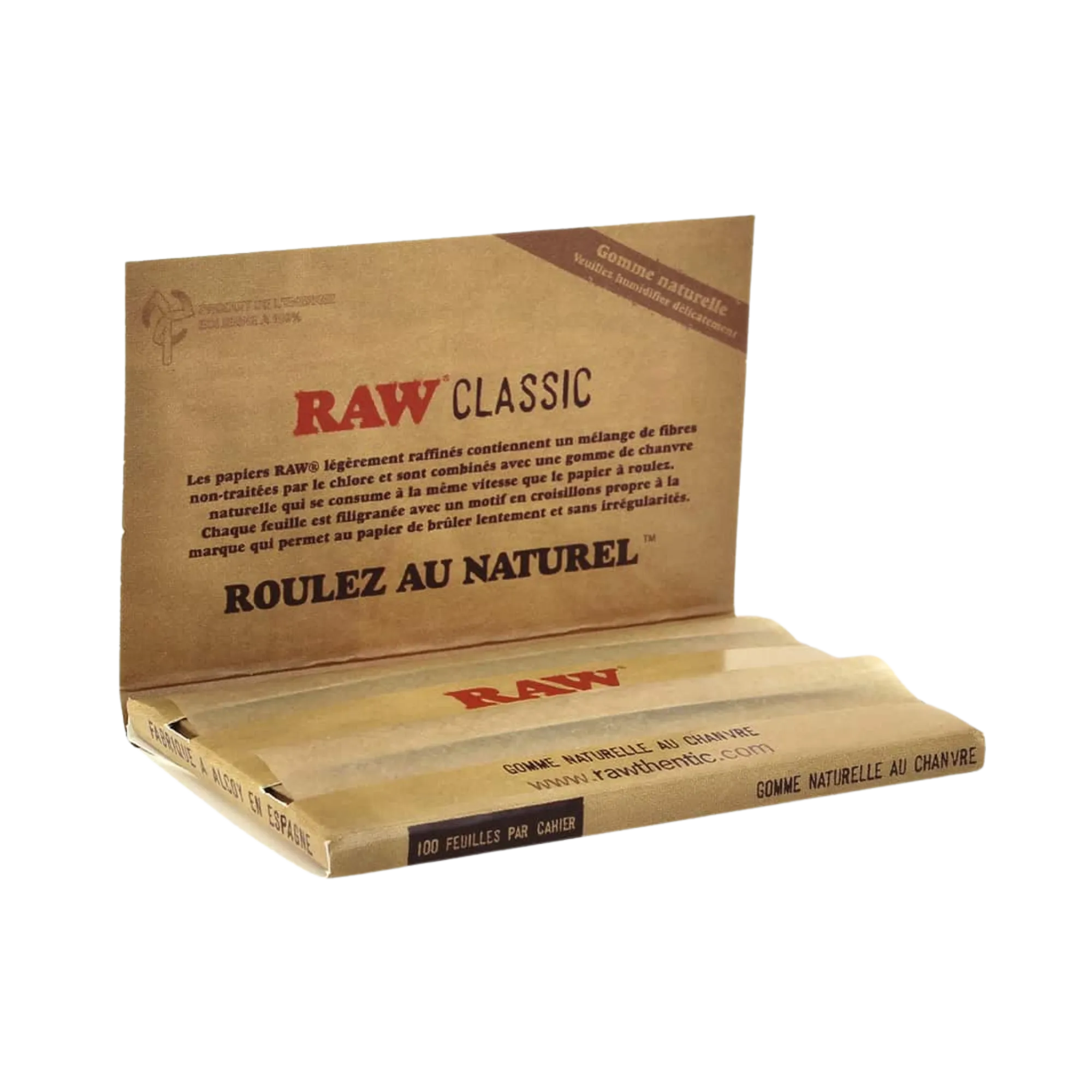 FEUILLES REGULAR RAW - MY CHANVRE CBD