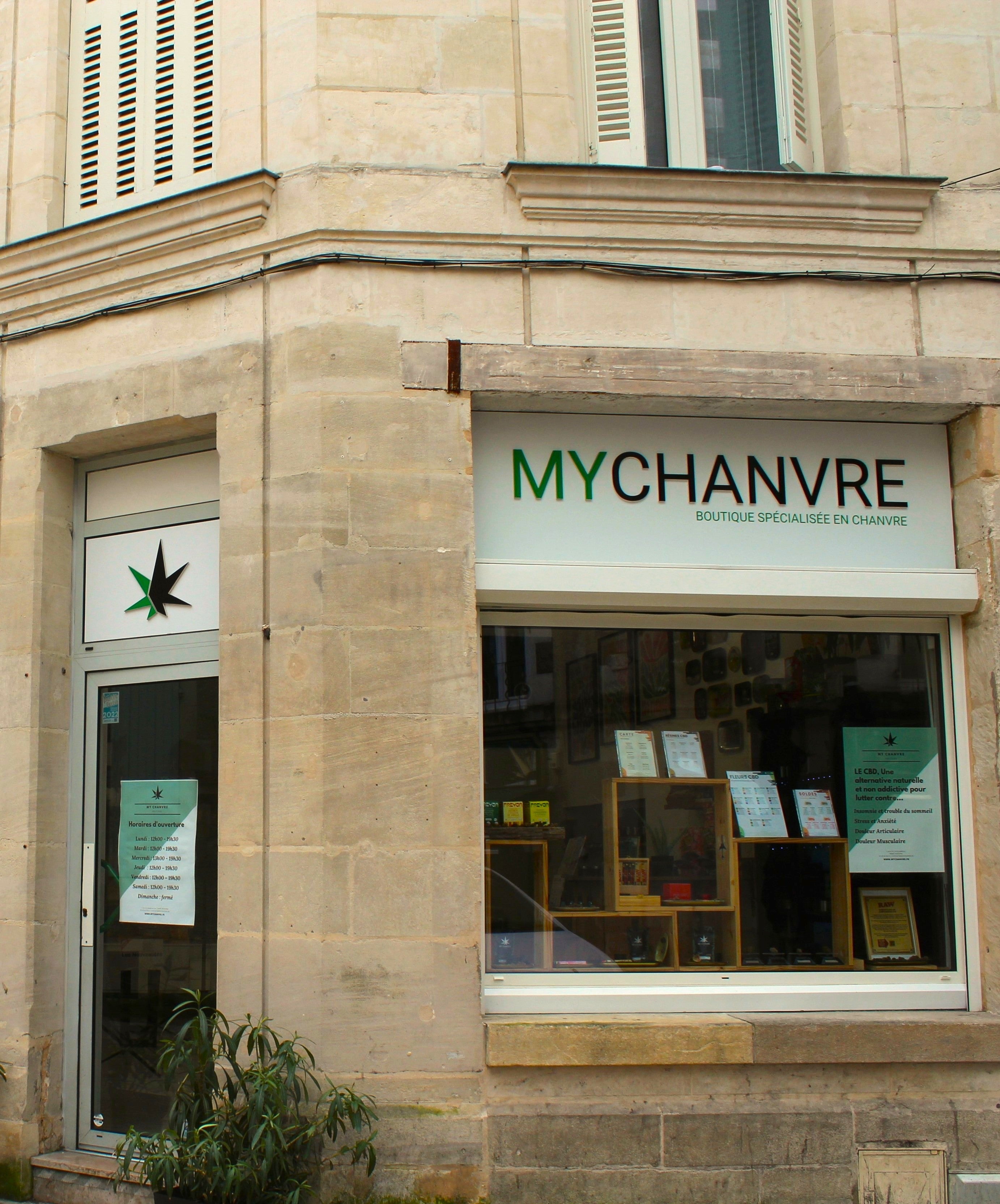 boutique my chanvre poitiers cbd vue extérieur