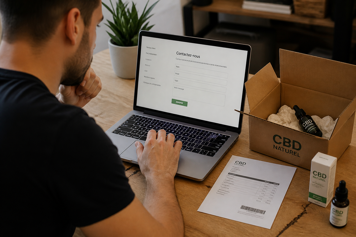 Que faire si ma commande de CBD a un problème
