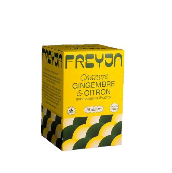 INFUSION AU CHANVRE, GINGEMBRE ET CITRON - FREYJA