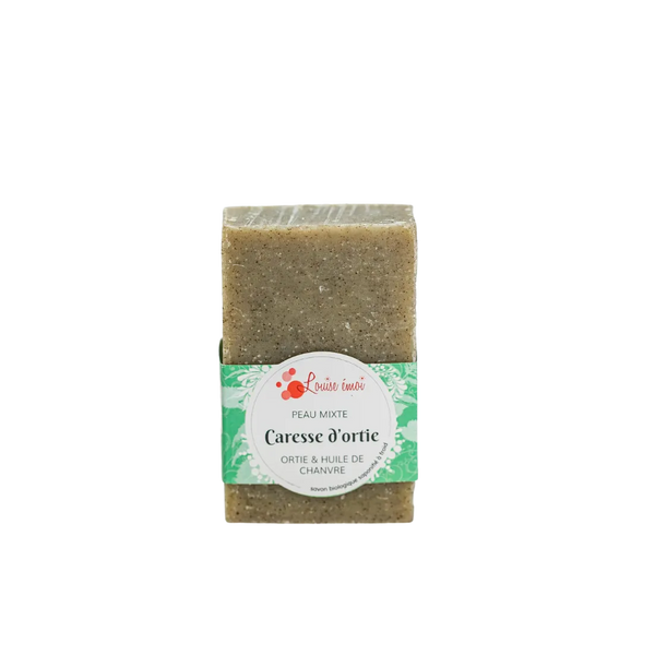 Savon pressé à froid "caresse d'ortie"