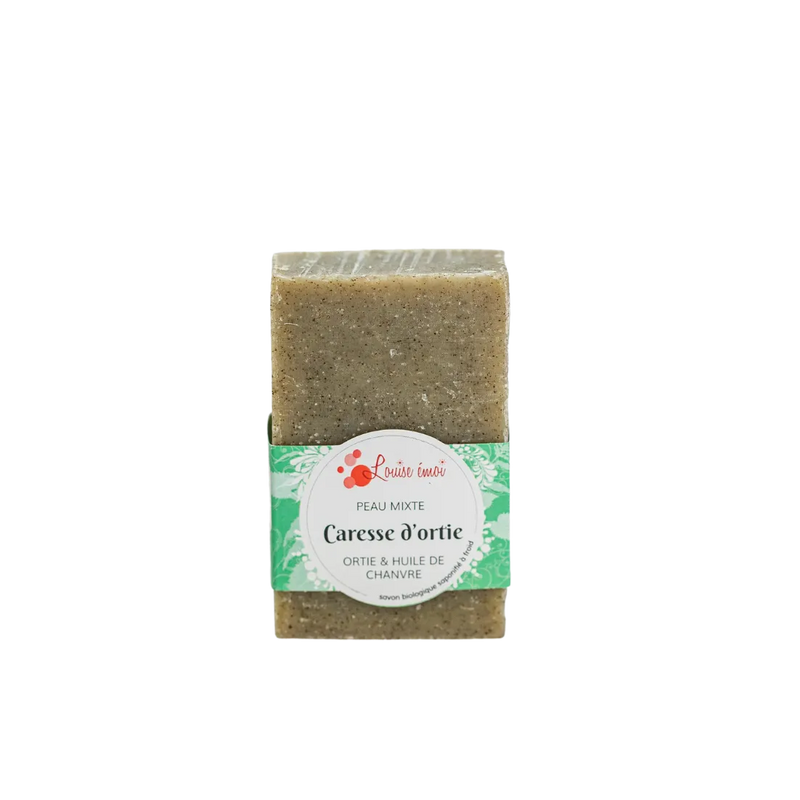 Savon pressé à froid "caresse d'ortie"