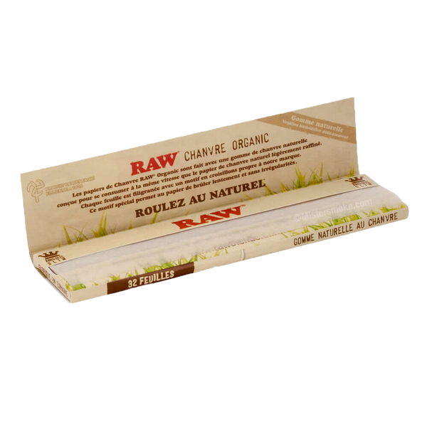 FEUILLES SLIM CHANVRE RAW